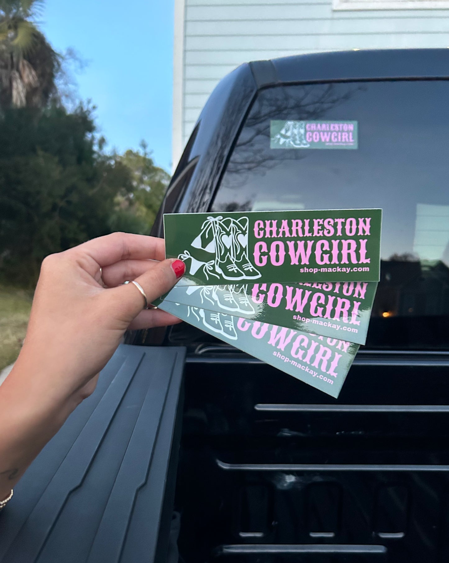 Charleston Cowgirl Sticker