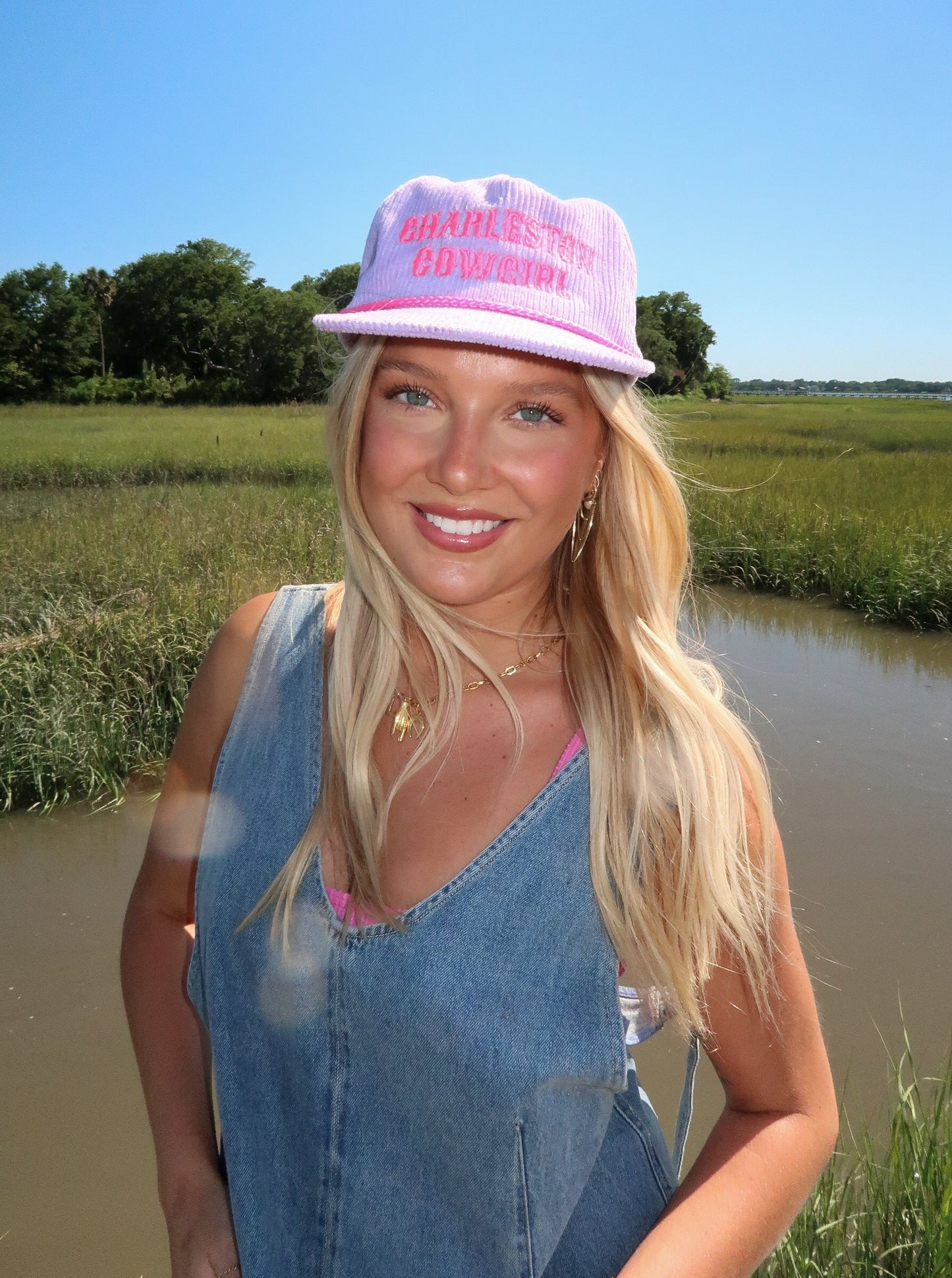 Charleston Cowgirl Corduroy Hat - Floppy Lilac