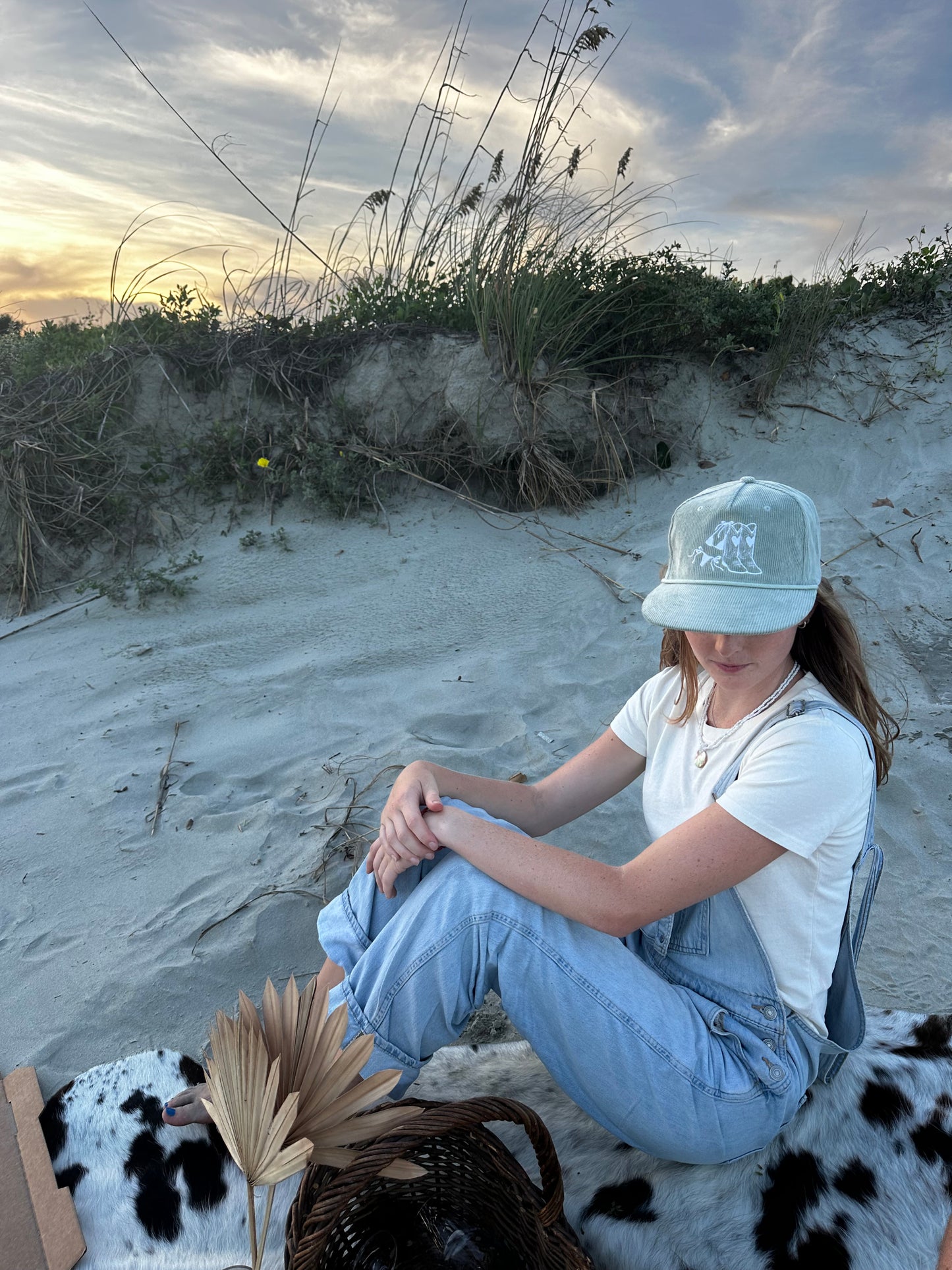 Boots & Bikinis Hat - Structured Sage