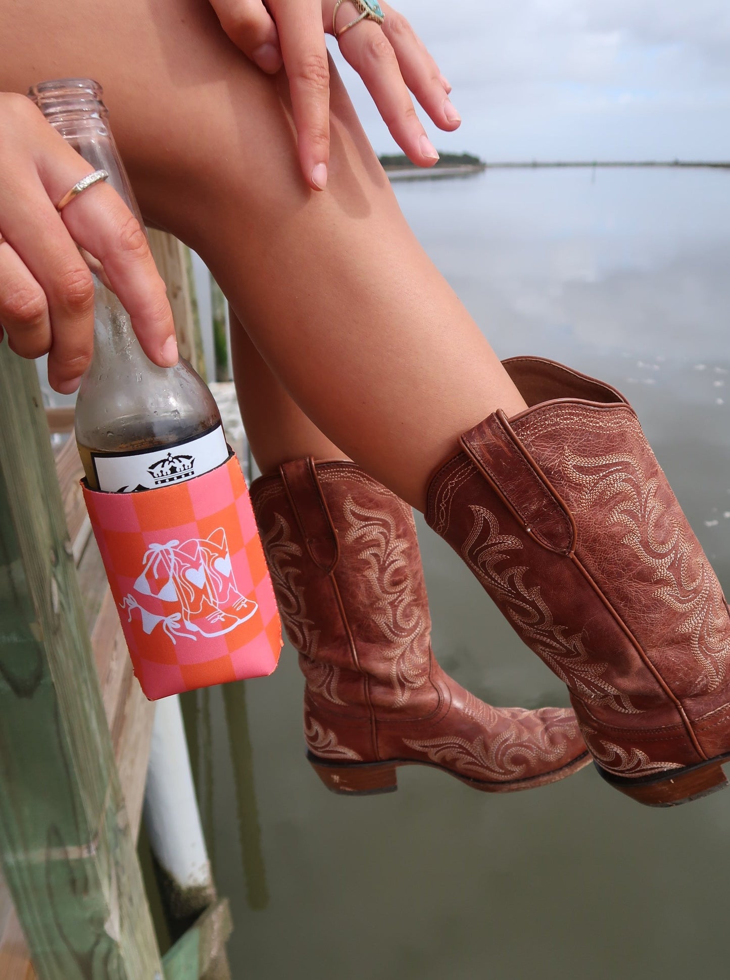 Boots & Bikinis Koozie