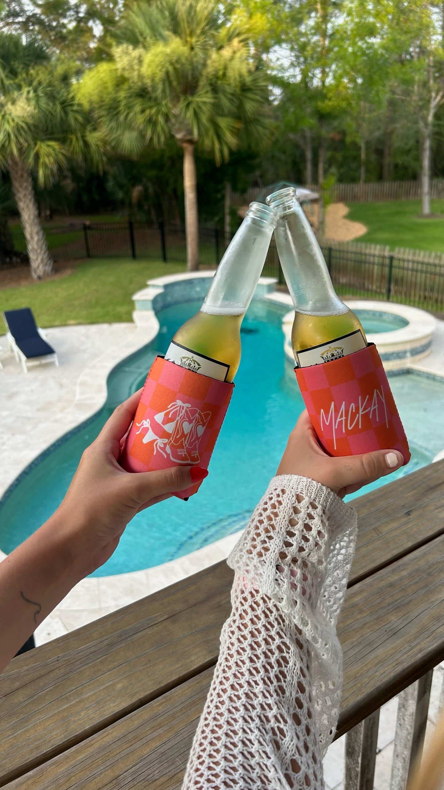 Boots & Bikinis Koozie