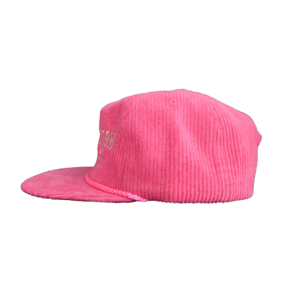Charleston Cowgirl Corduroy Hat - Floppy Pink