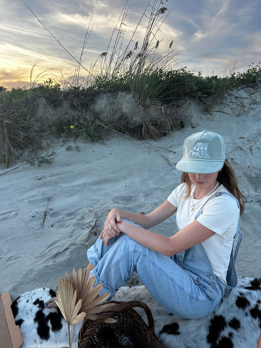 NEW Boots & Bikinis Hat - Structured Sage