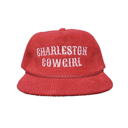 Charleston Cowgirl Corduroy Hat - Floppy Cherry